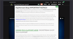 Desktop Screenshot of digixstreamshop.com